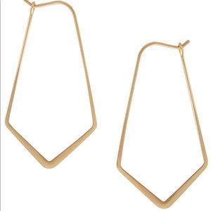 Gold hoop earrings